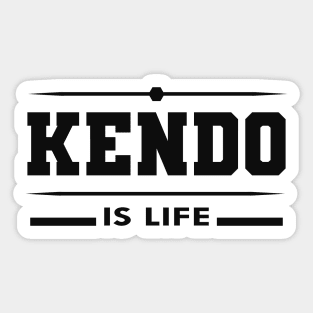 Kendo is life Sticker